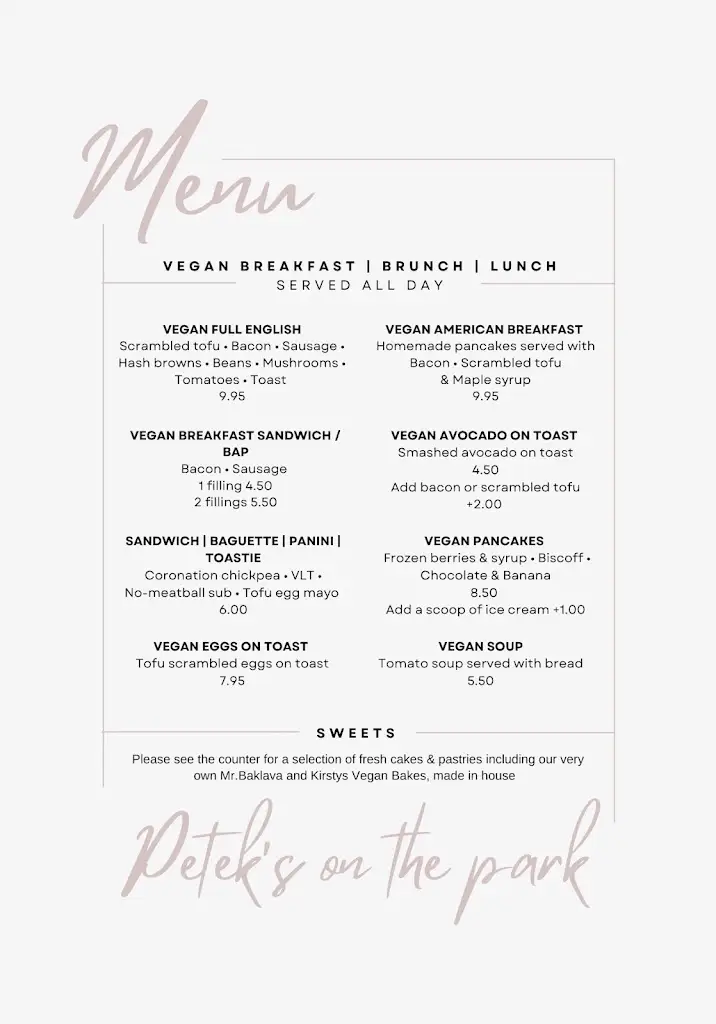 Menu_Petek's on the Park_Burgess Hill_image_2