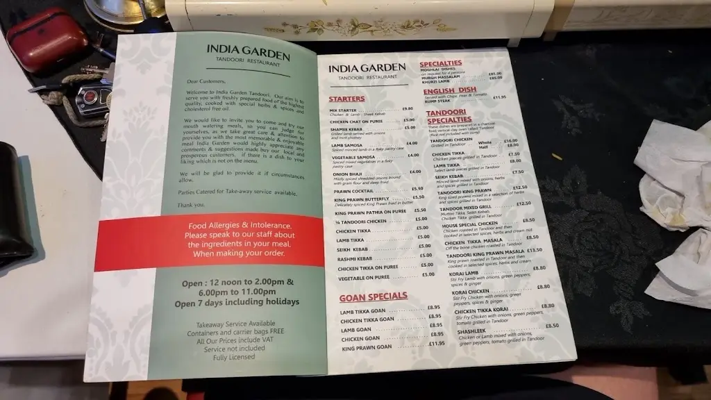 Menu_India Garden_Burgess Hill_image_2