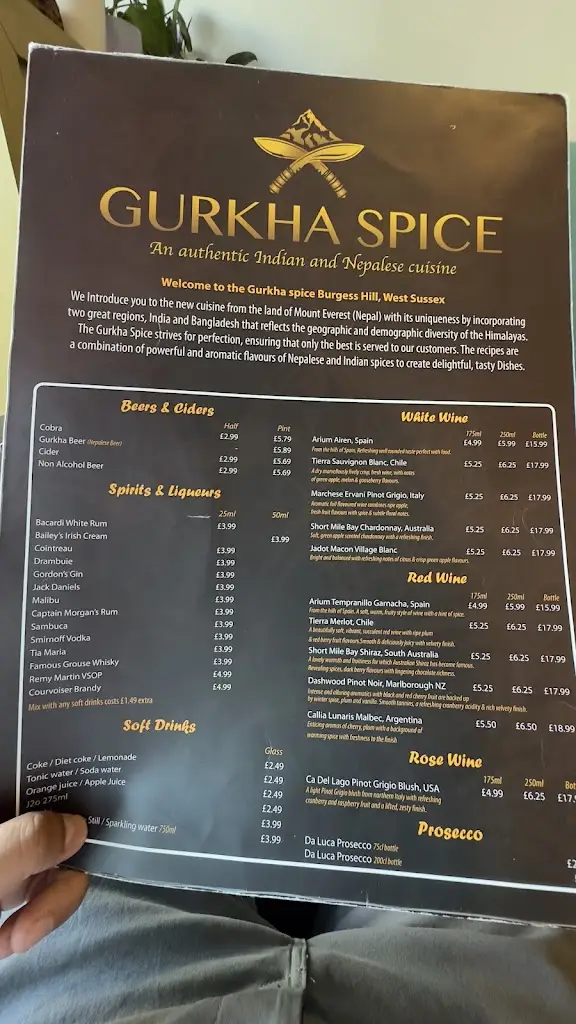 Menu_Gurkha Spice_Burgess Hill_immagine_3