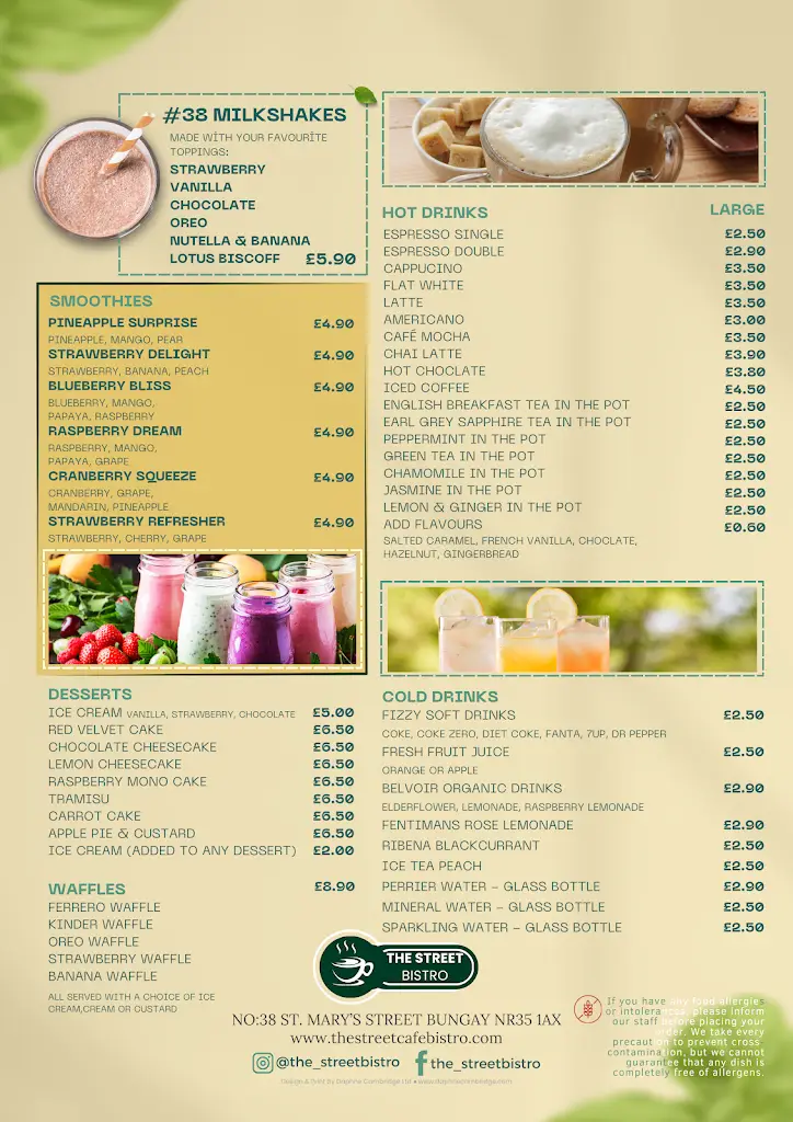 Menu_The Street Bistro_Bungay_image_1