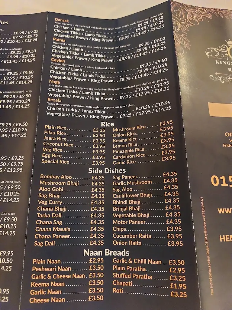 Menu_Roti II & Kings Head_Bungay_image_4