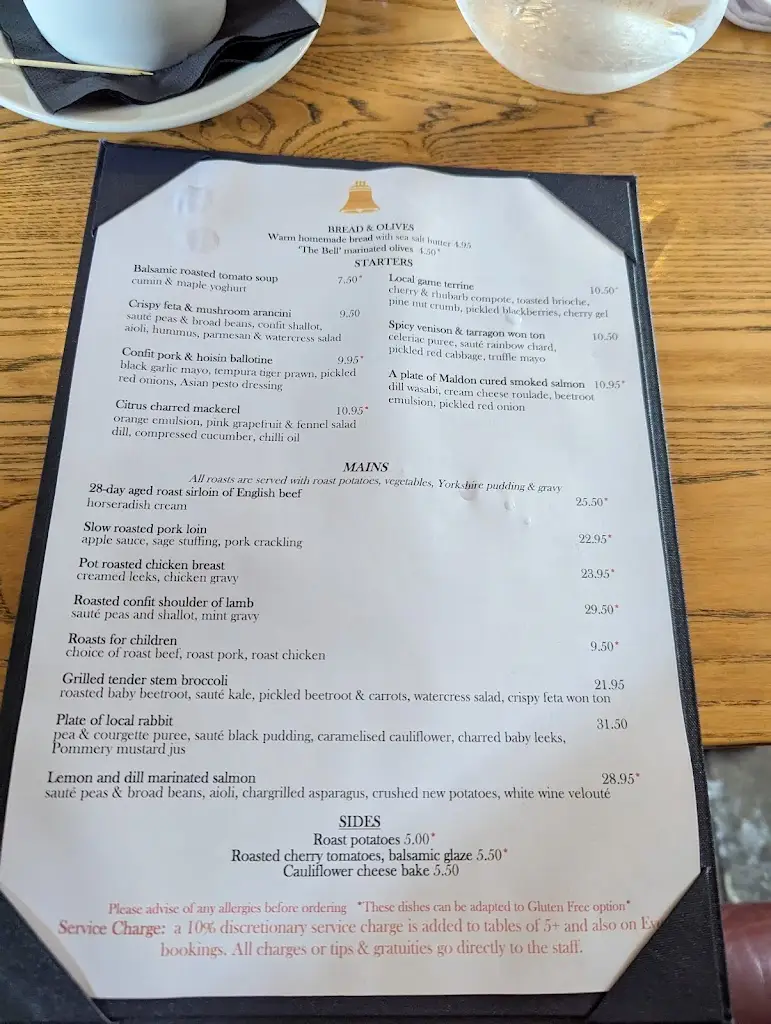 Menu_The Bell Inn - pub, restaurant, hotel & event space_Bulphan_image_2