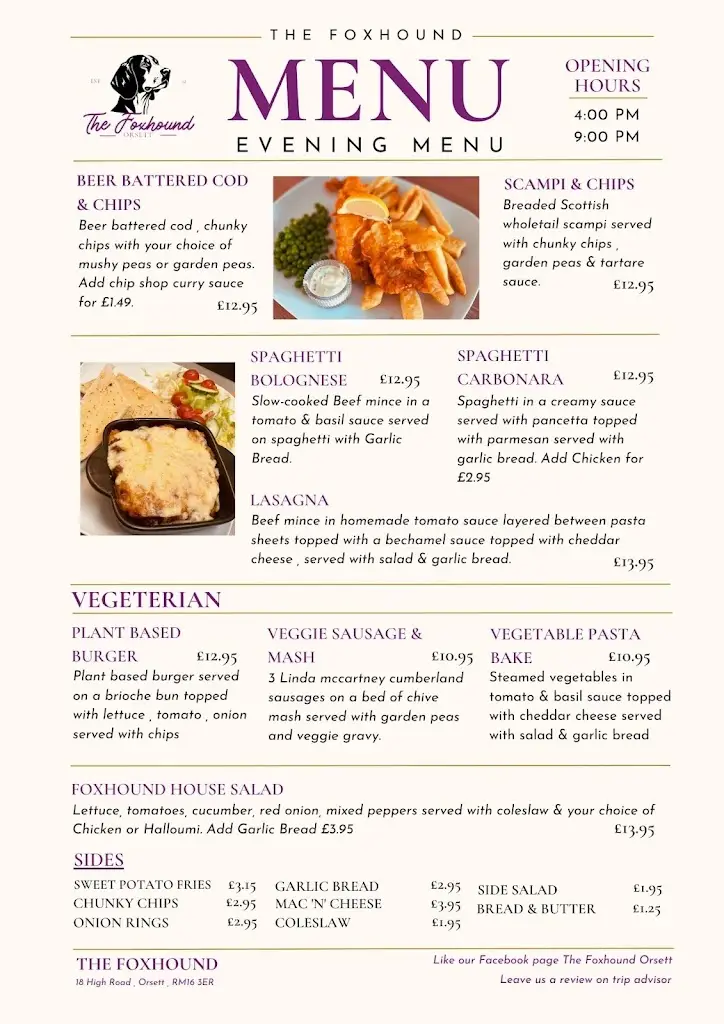 Menu_The Foxhound_Bulphan_immagine_1