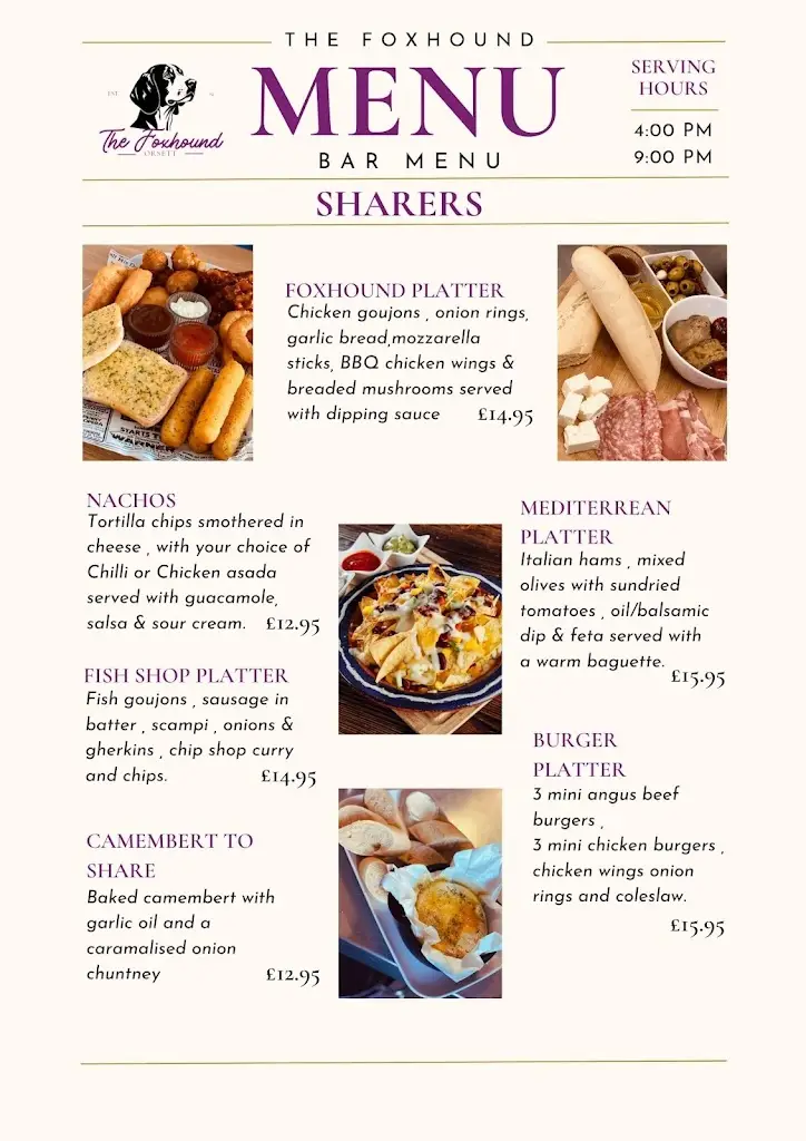 Menu_The Foxhound_Bulphan_immagine_4