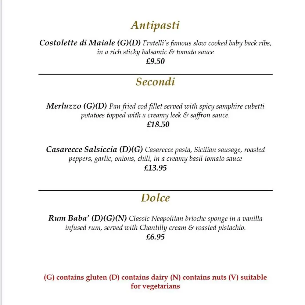 Menu_Fratelli Cicchetti_Ampthill_image_1