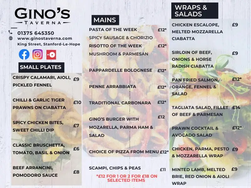 Menu_Gino’s Taverna_Bulphan_image_2