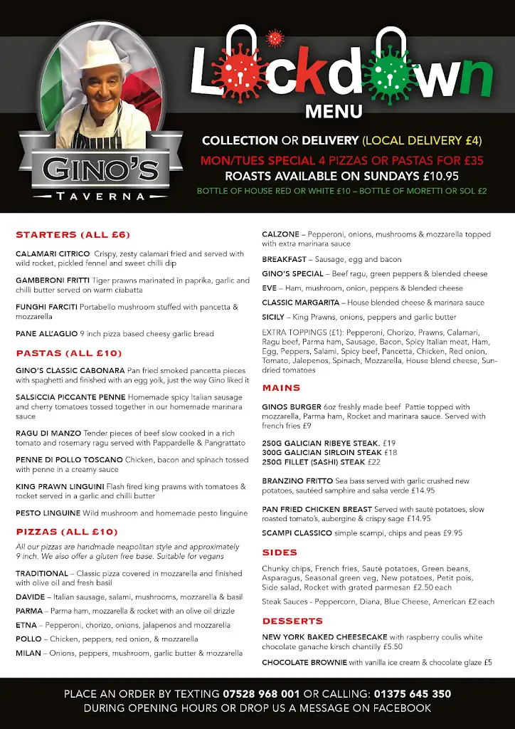 Menu_Gino’s Taverna_Bulphan_image_4