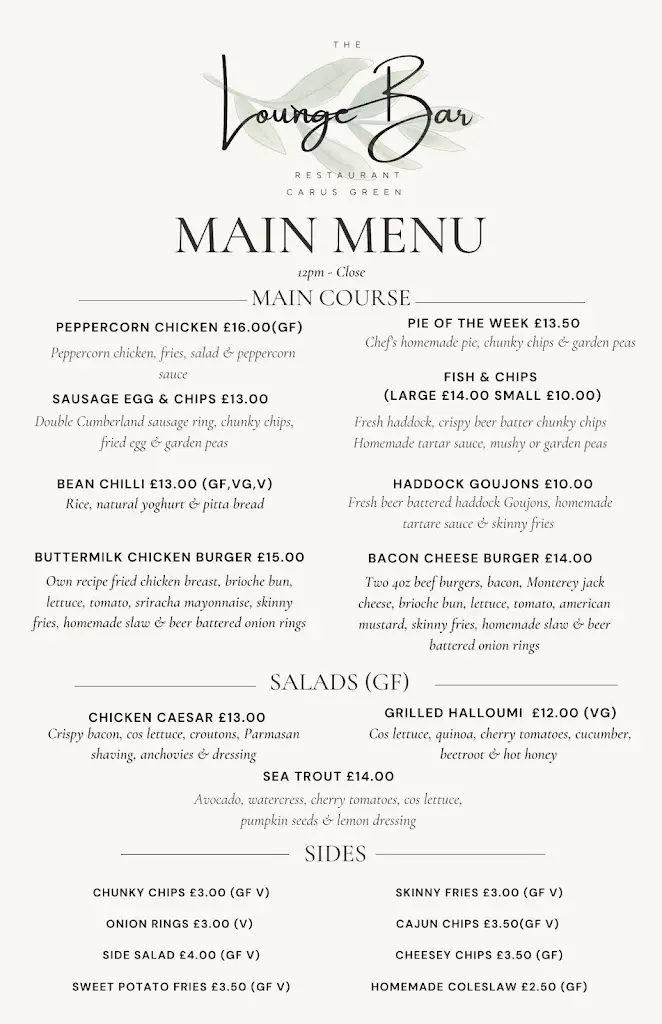 Menu_Lounge Bar Restaurant Carus Green_Burneside_image_1