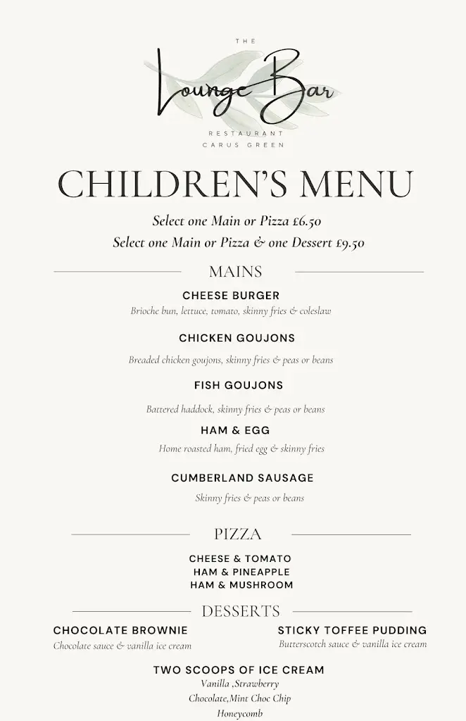Menu_Lounge Bar Restaurant Carus Green_Burneside_image_4