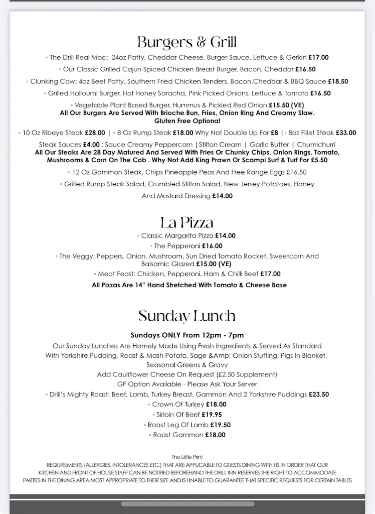 Menu_The Drill Inn_Burntwood_image_2