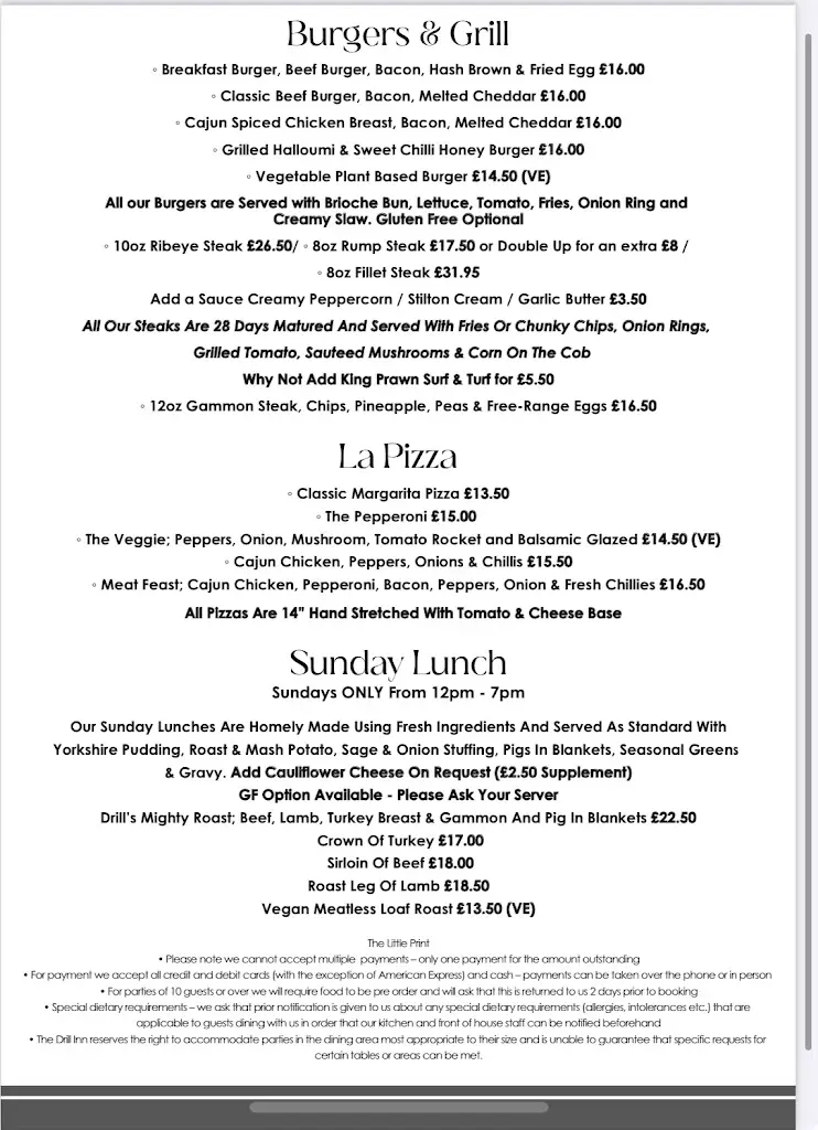 Menu_The Drill Inn_Burntwood_image_4