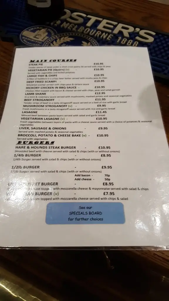 Menu_Hare & Hounds Bar and Restaurant_Burstwick_image_4