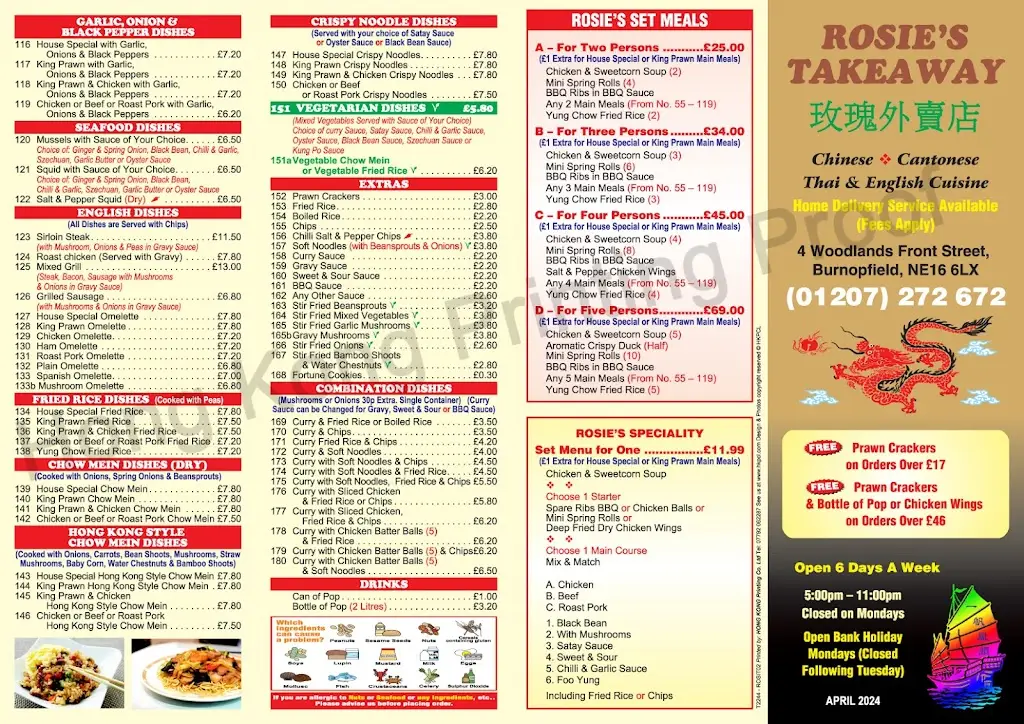 Menu_Rosie's Takeaway Burnopfield_Burnopfield_image_2