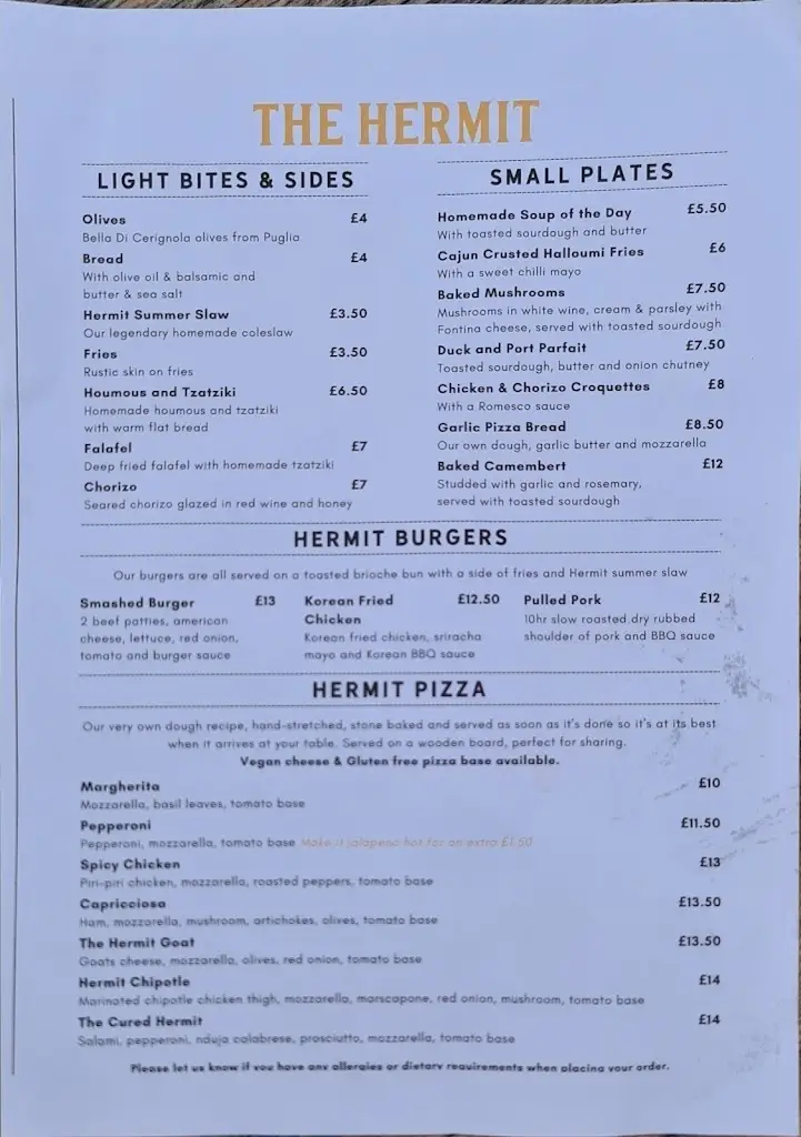 Menu_The Hermit Inn_Burley in Wharfedale_image_2