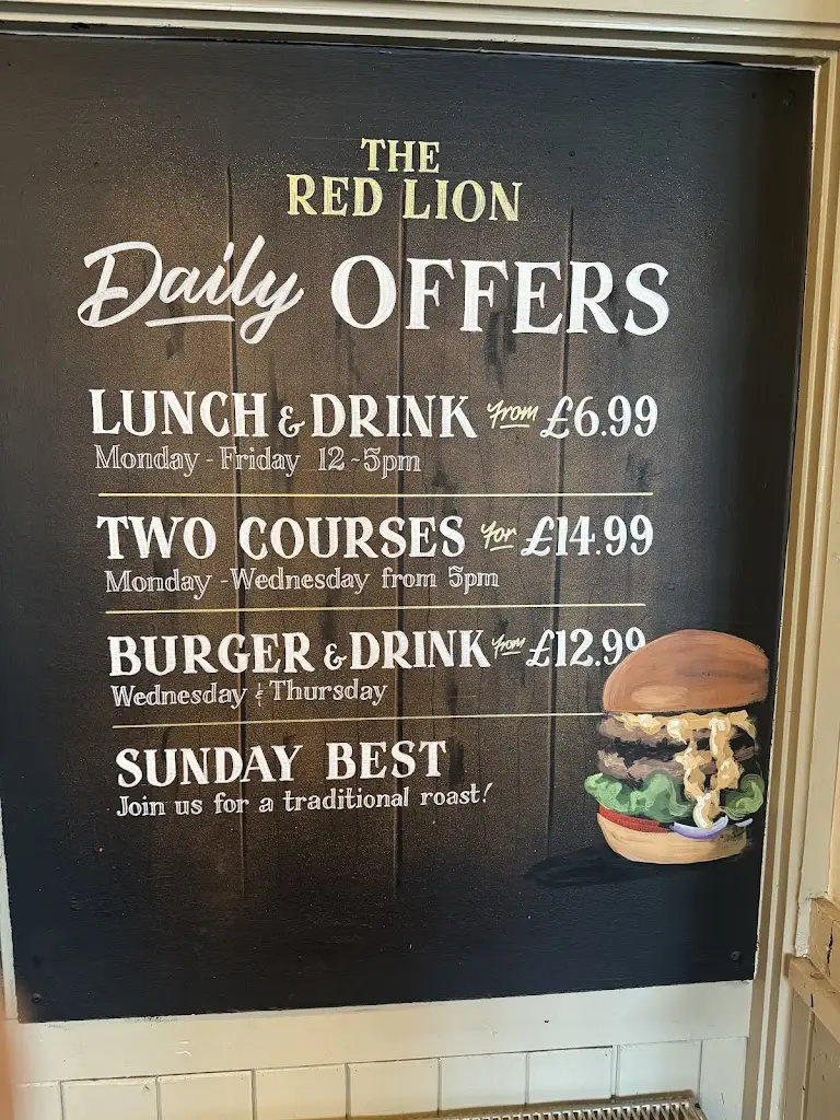 Menu_Red Lion Hotel_Burley in Wharfedale_imagen_4