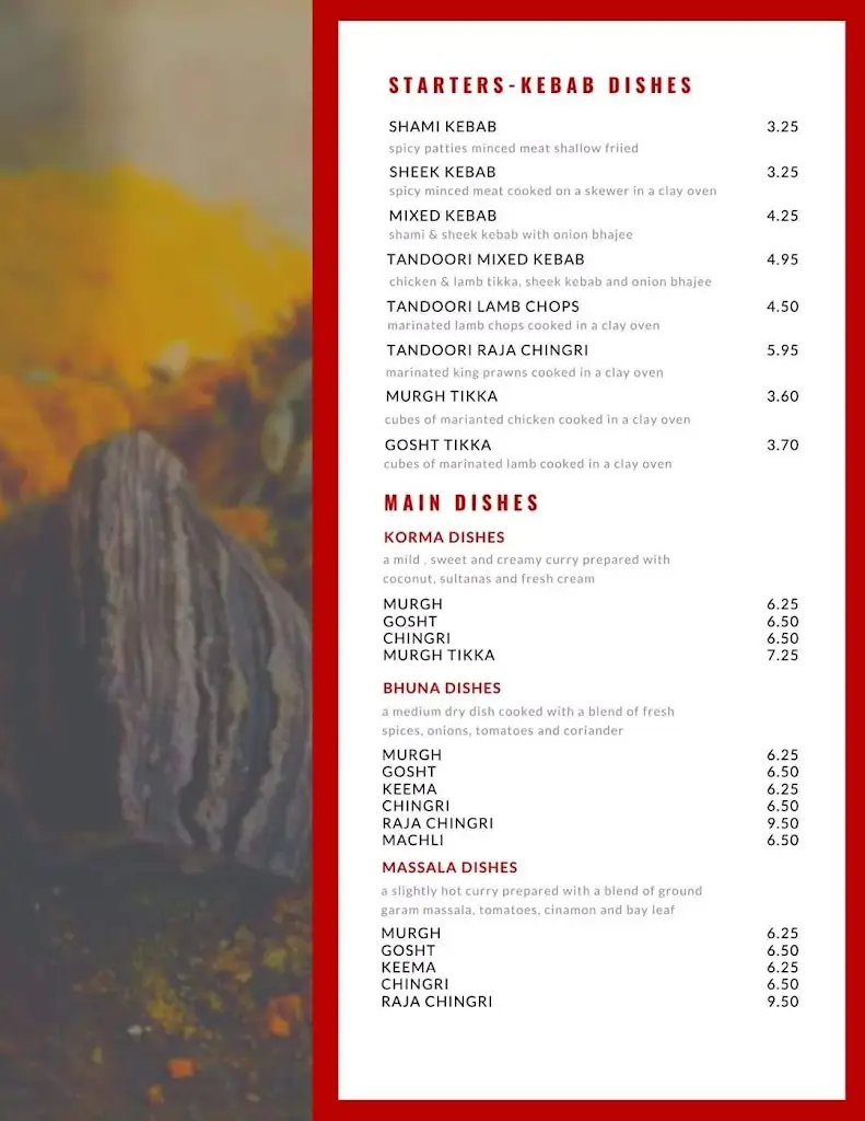Menu_Moghul Burley_Burley in Wharfedale_image_3