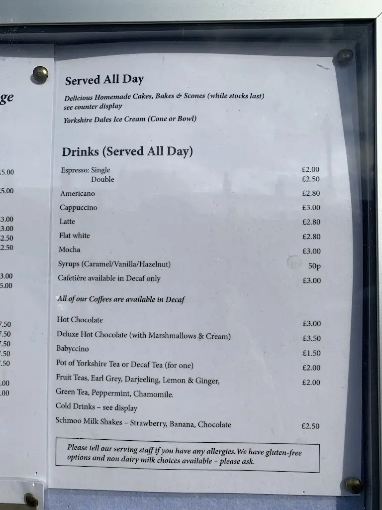 Menu_Cock Pit Farm Tea Rooms_Burley in Wharfedale_image_2