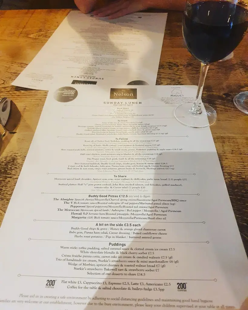 Menu_The Nelson_Burton Joyce_image_2