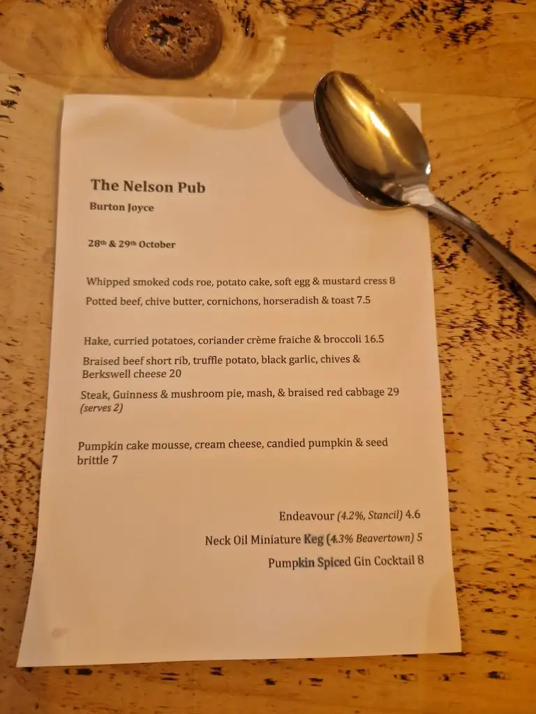 Menu_The Nelson_Burton Joyce_image_3