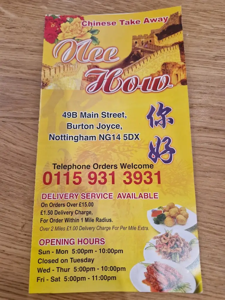 Menu_Nee How_Burton Joyce_image_1