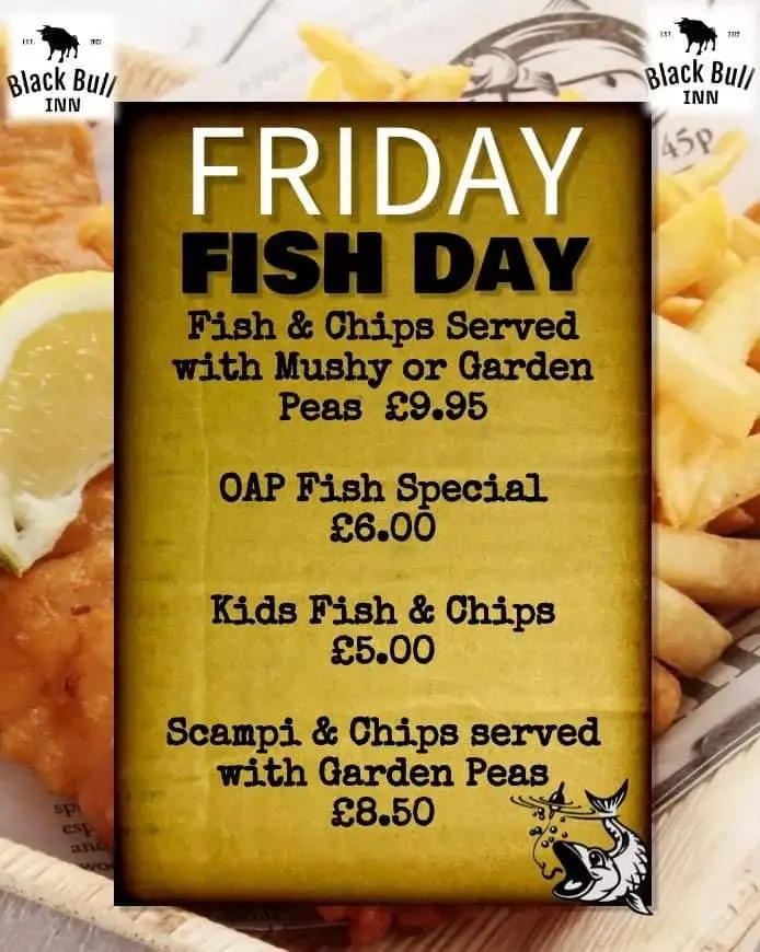 Menu_The Black Bull B&B_Burton Pidsea_image_1