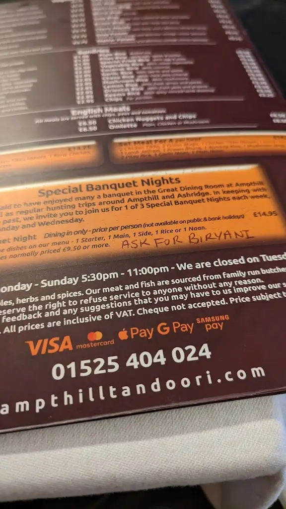 Menu_Ampthill Tandoori_Ampthill_image_2