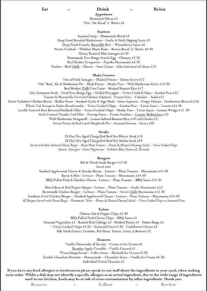 Menu_The Nancy Inn_Burton Pidsea_image_1