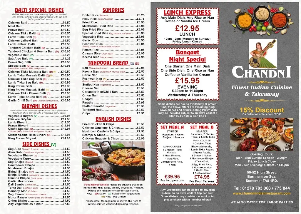 Menu_Chandni Indian Cuisine_Burnham-on-Sea_image_2