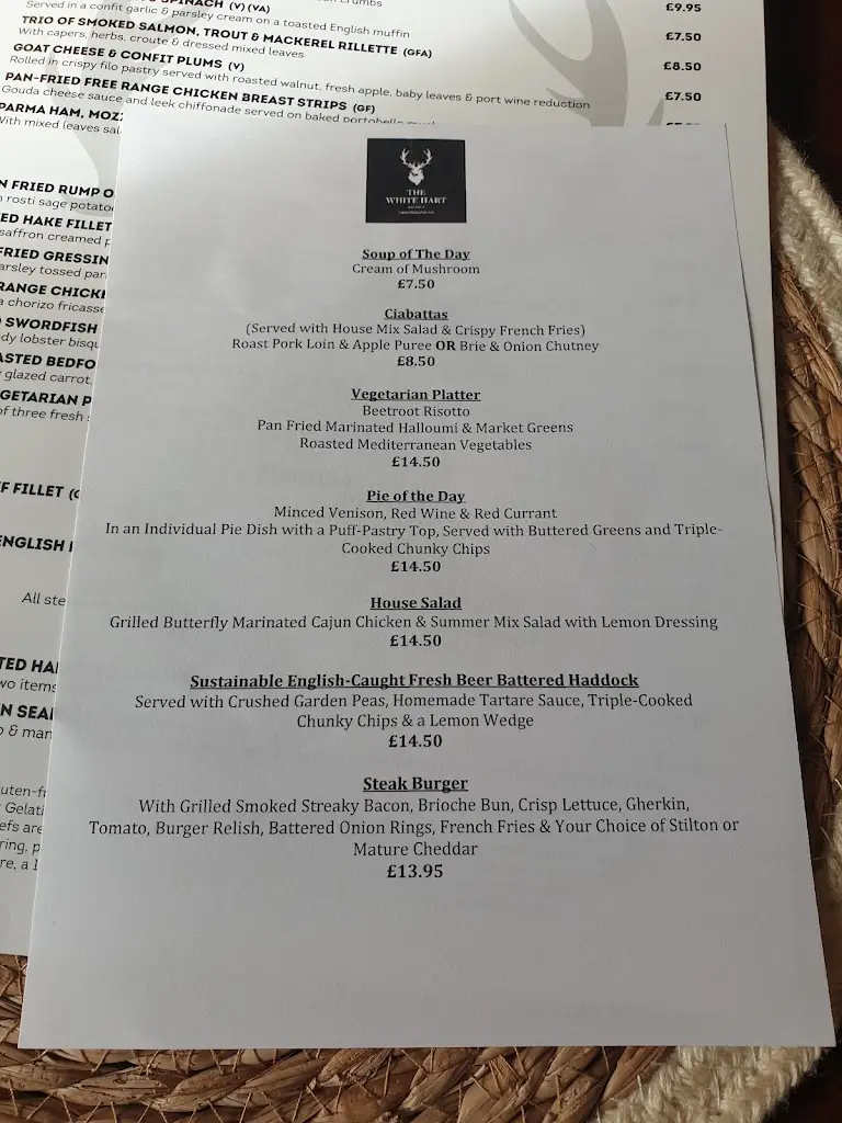 Menu_The White Hart at Maulden_Ampthill_image_1