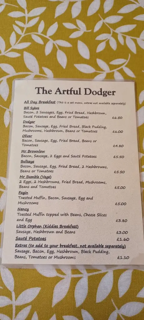 Martin_The Artful Dodger cafe_Burnham-on-Sea_review