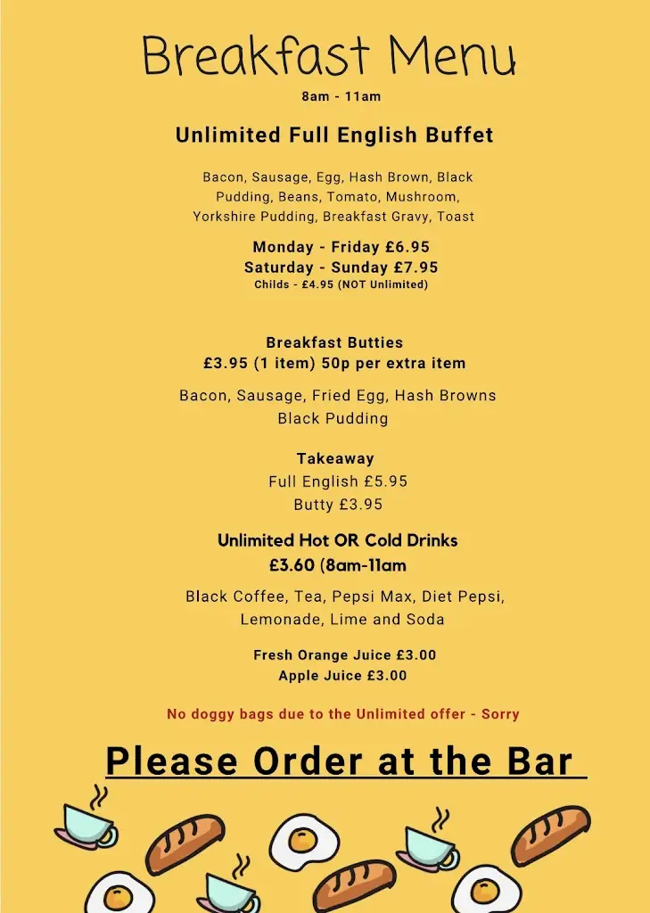 Menu_The Sheffield Arms_Burton upon Stather_immagine_2