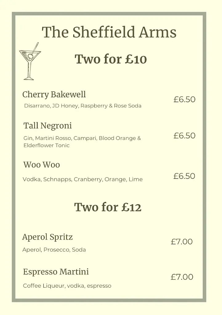 Menu_The Sheffield Arms_Burton upon Stather_immagine_4
