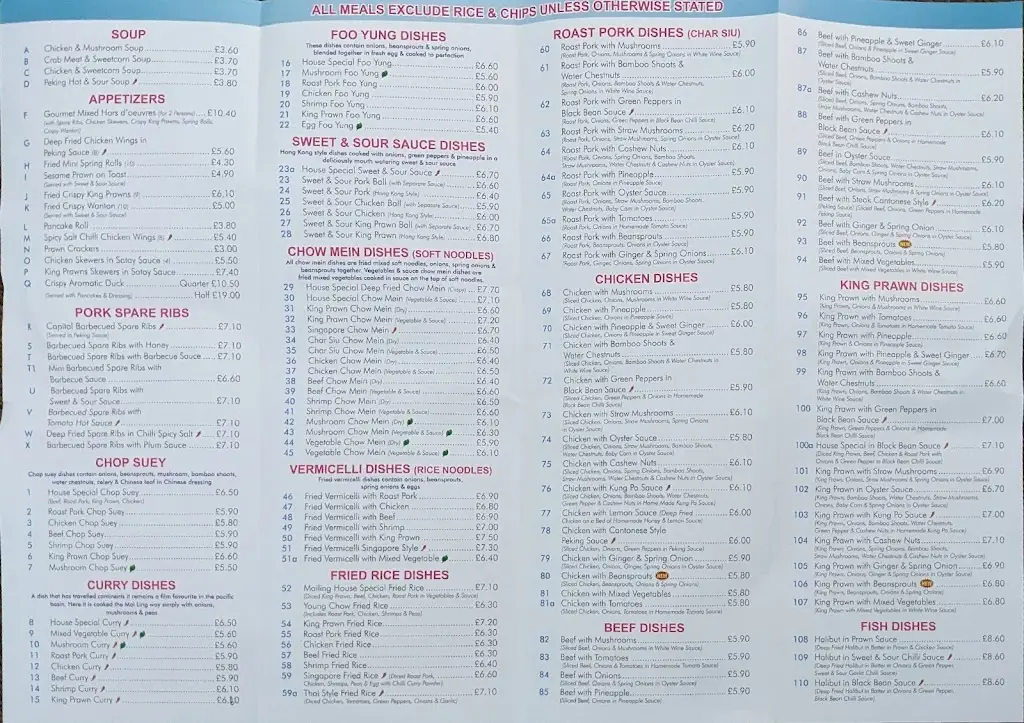 Menu_Mai Ling_Burton upon Stather_image_2