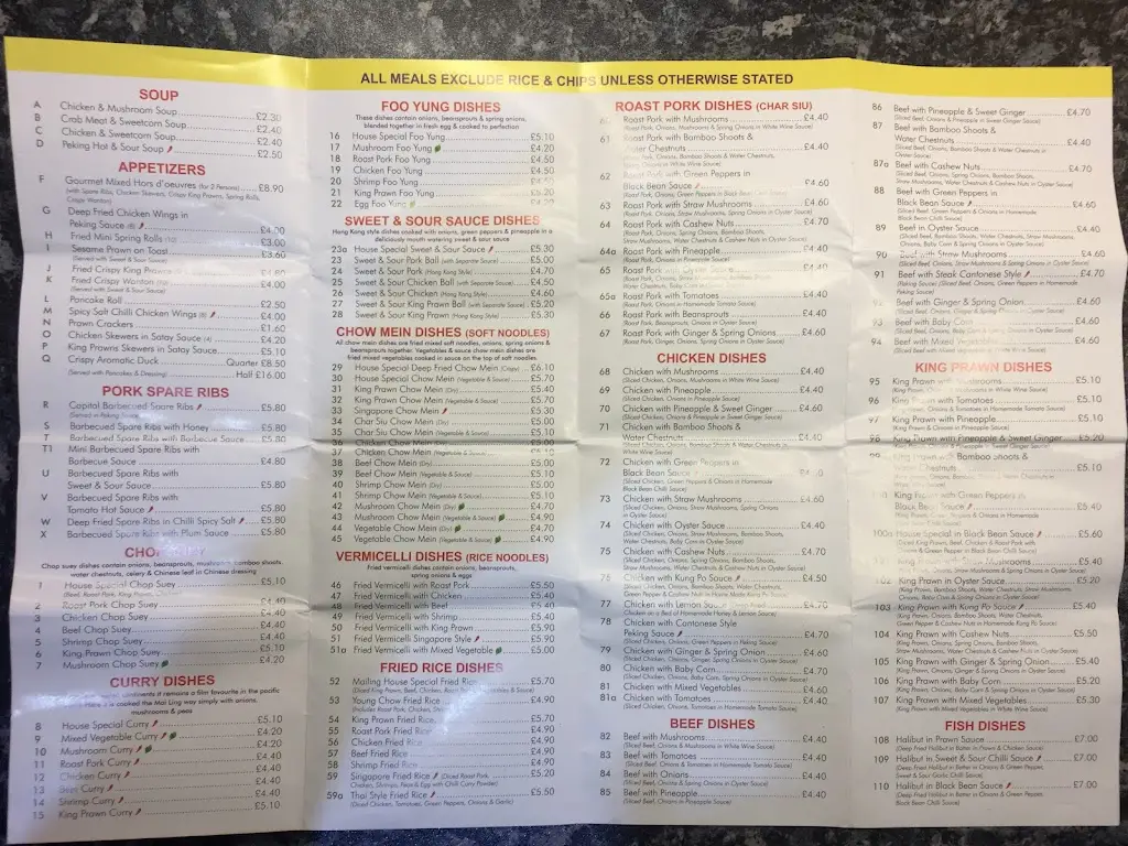 Menu_Mai Ling_Burton upon Stather_image_4