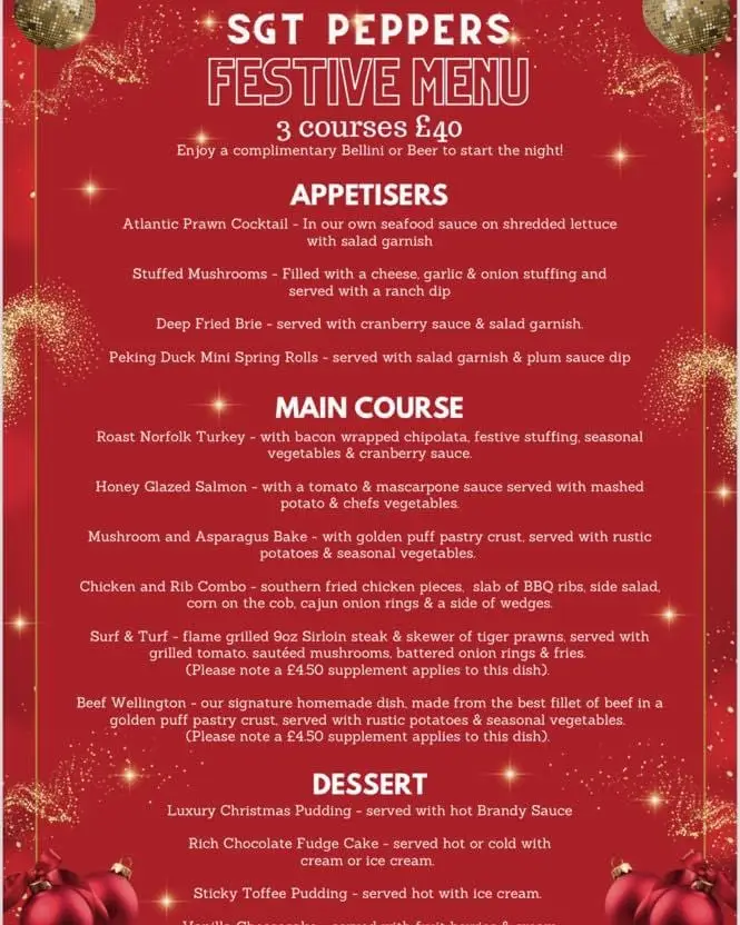 Menu_Sgt. Peppers Restaurant_Burnham-on-Crouch_immagine_1