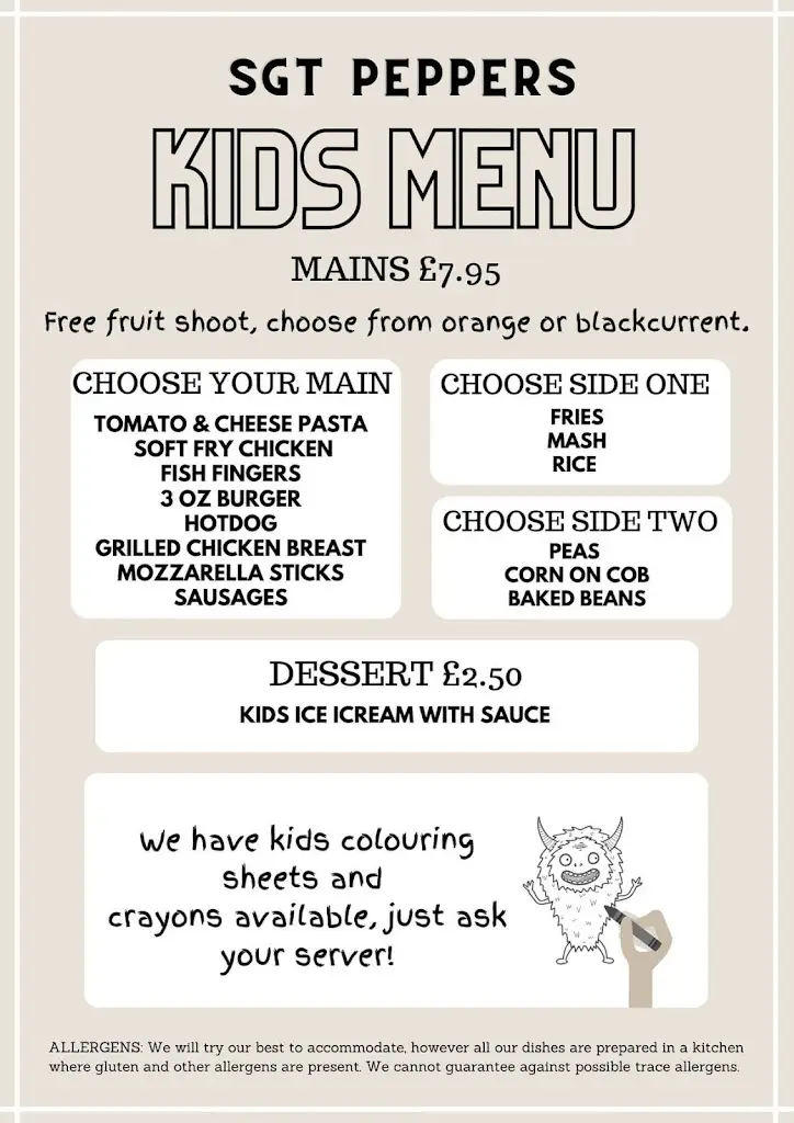 Menu_Sgt. Peppers Restaurant_Burnham-on-Crouch_immagine_3