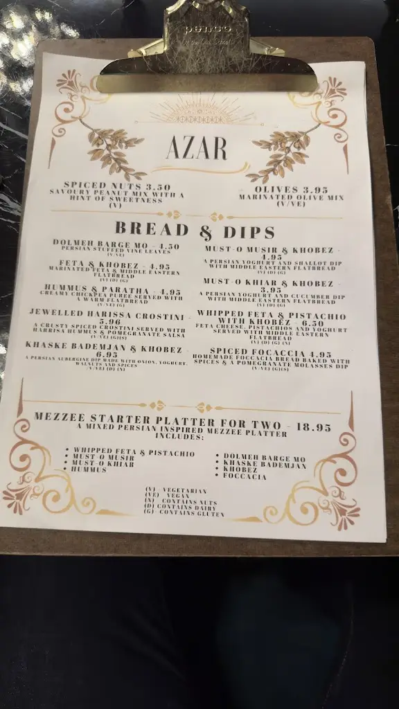 Menu_Azar Lounge_Burnham-on-Crouch_image_2