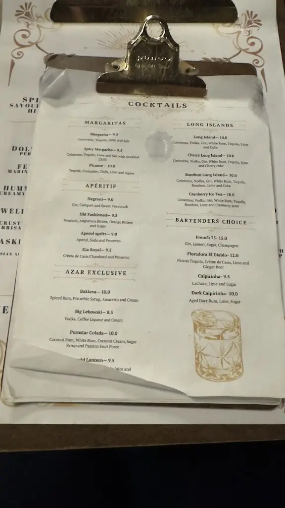 Menu_Azar Lounge_Burnham-on-Crouch_image_3