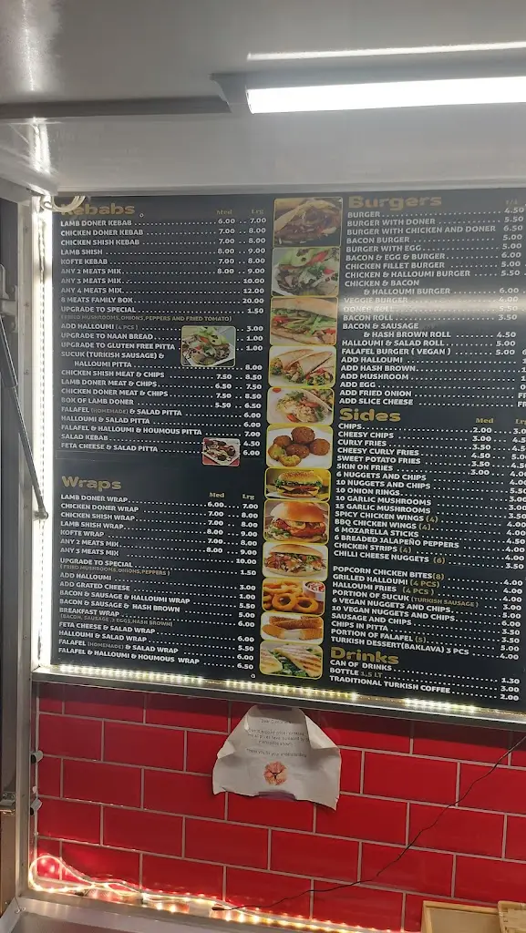 Menü_Burwell Kebab Van_Burwell_Bild_2