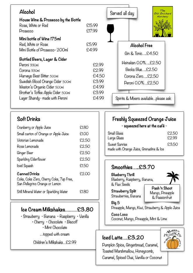 Menu_The Old Orchard Nursery, Village Shop & Cafe_Burwash_image_2