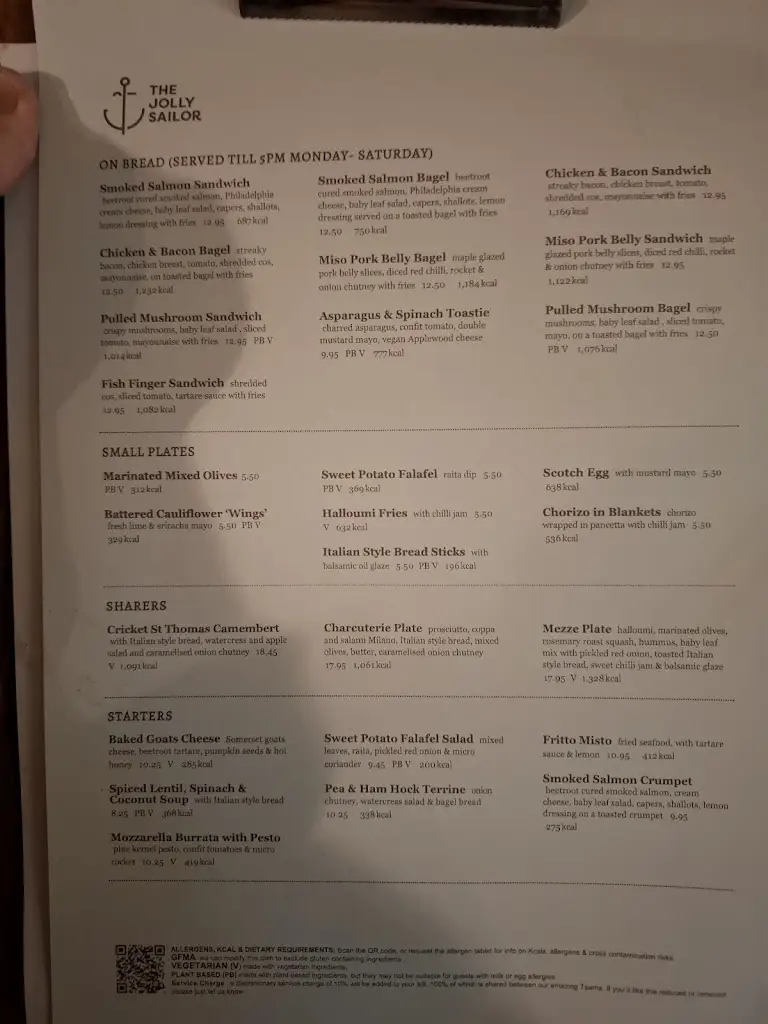 Menu_The Jolly Sailor_Bursledon_image_3