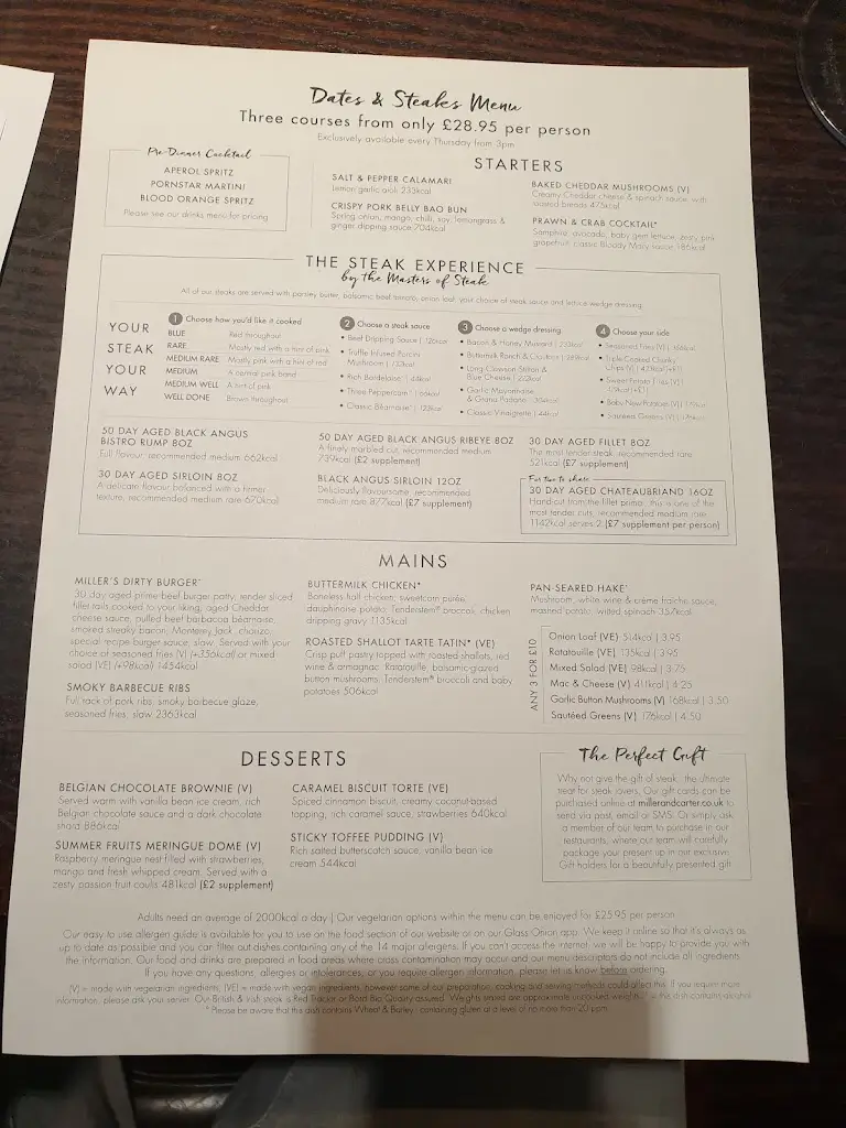 Menu_Miller & Carter Southampton_Bursledon_image_3