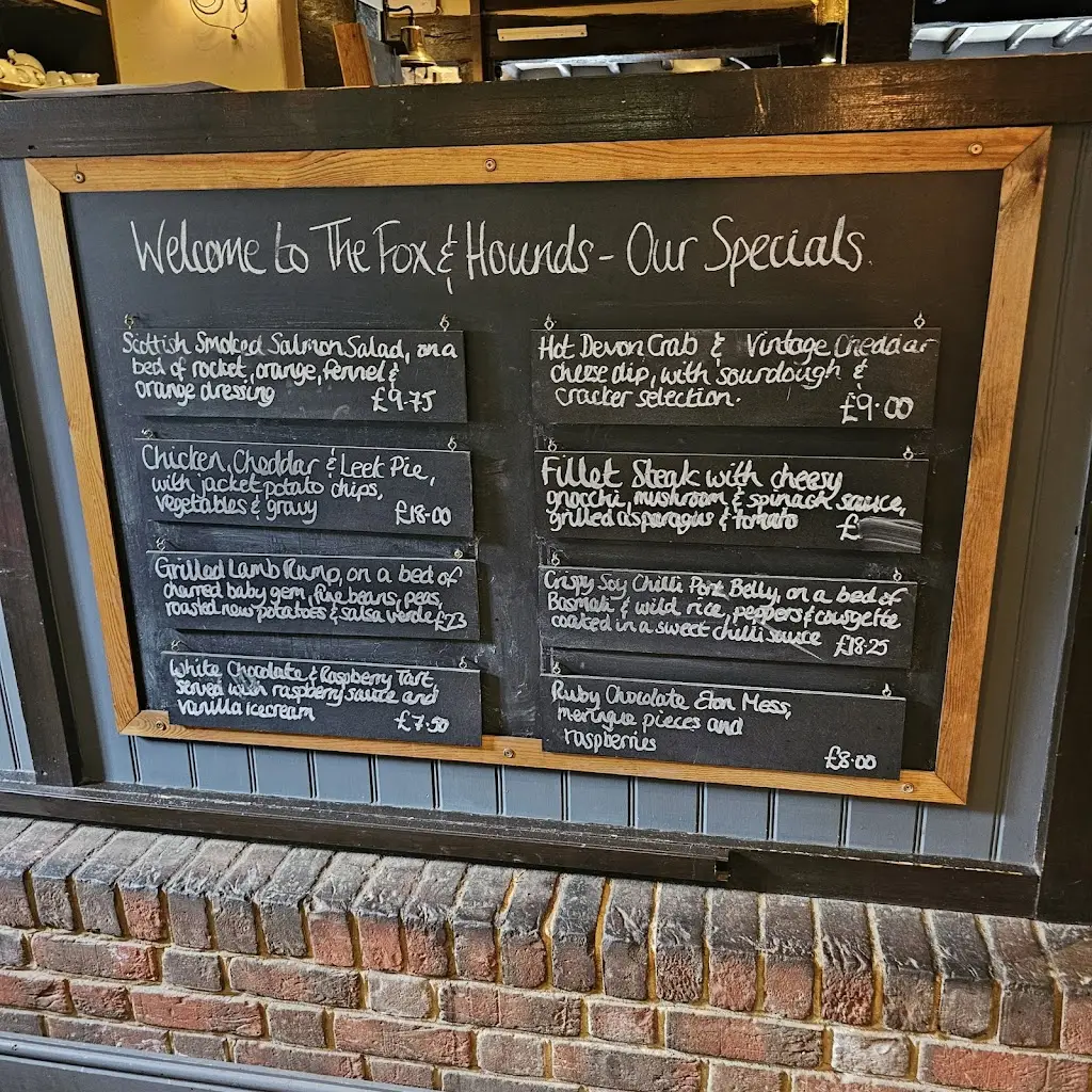 Menu_Fox & Hounds_Bursledon_image_2