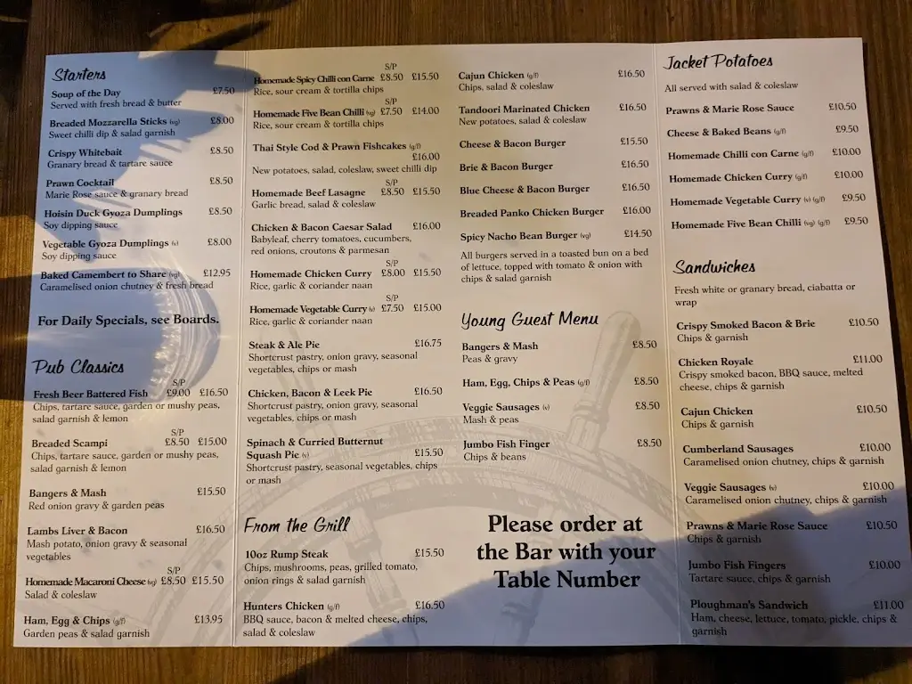 Menu_The Old Ship_Bursledon_image_3
