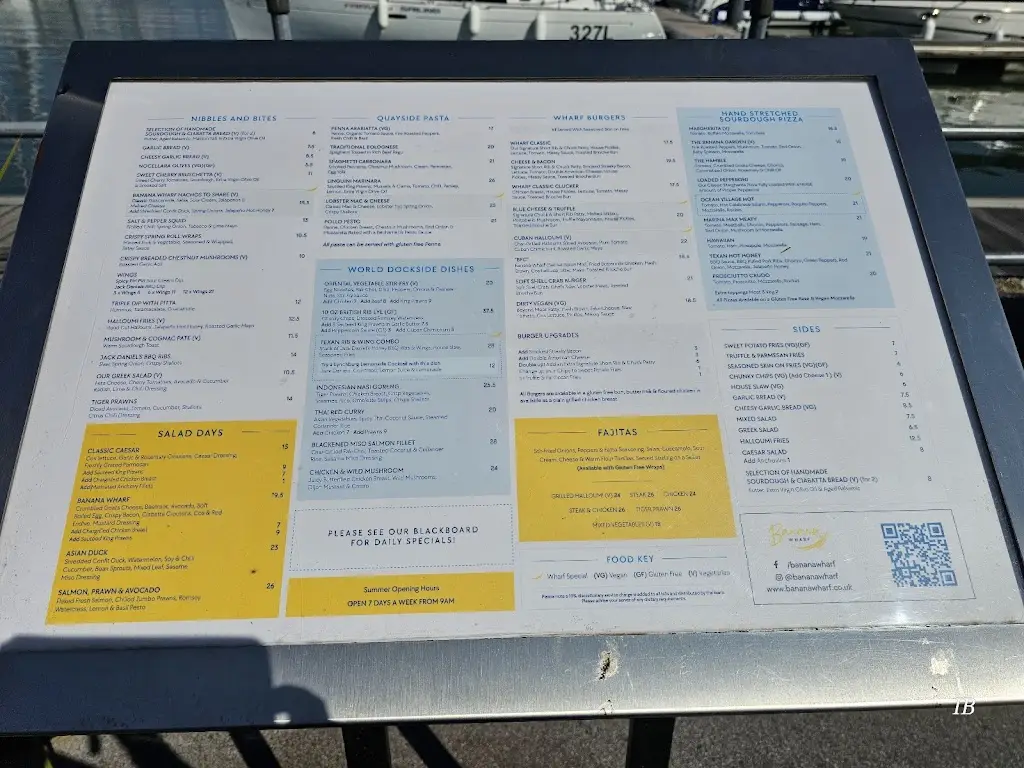 Menu_Banana Wharf Hamble_Bursledon_image_2
