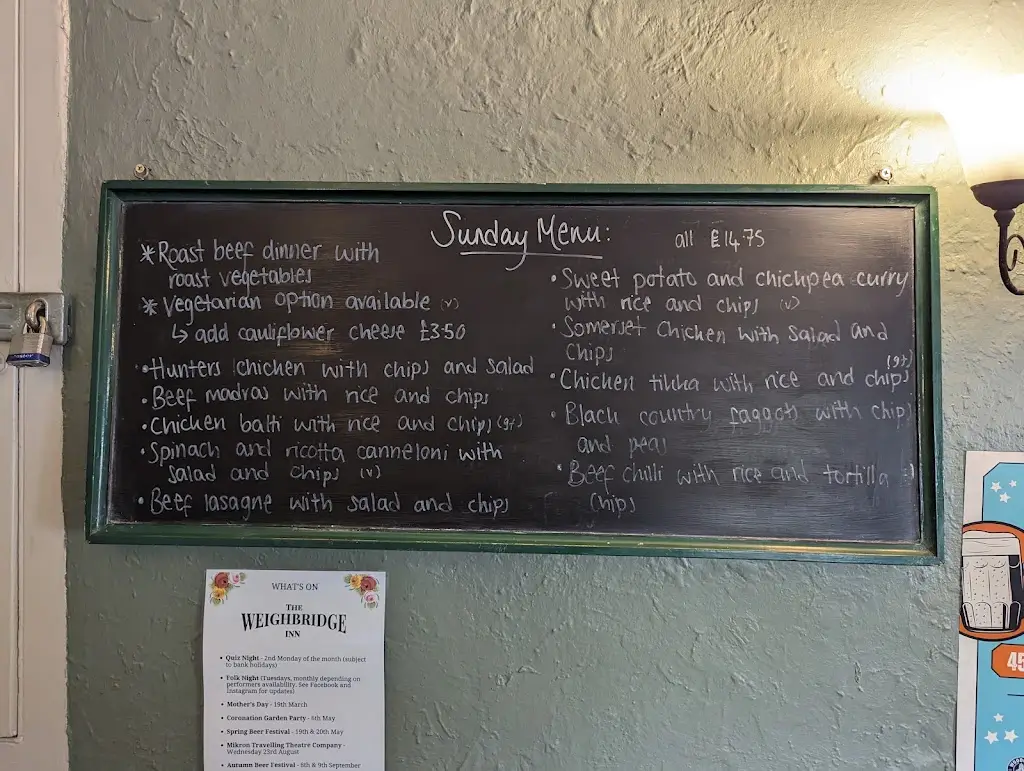Menu_The Weighbridge Inn_Alvechurch_imagen_1