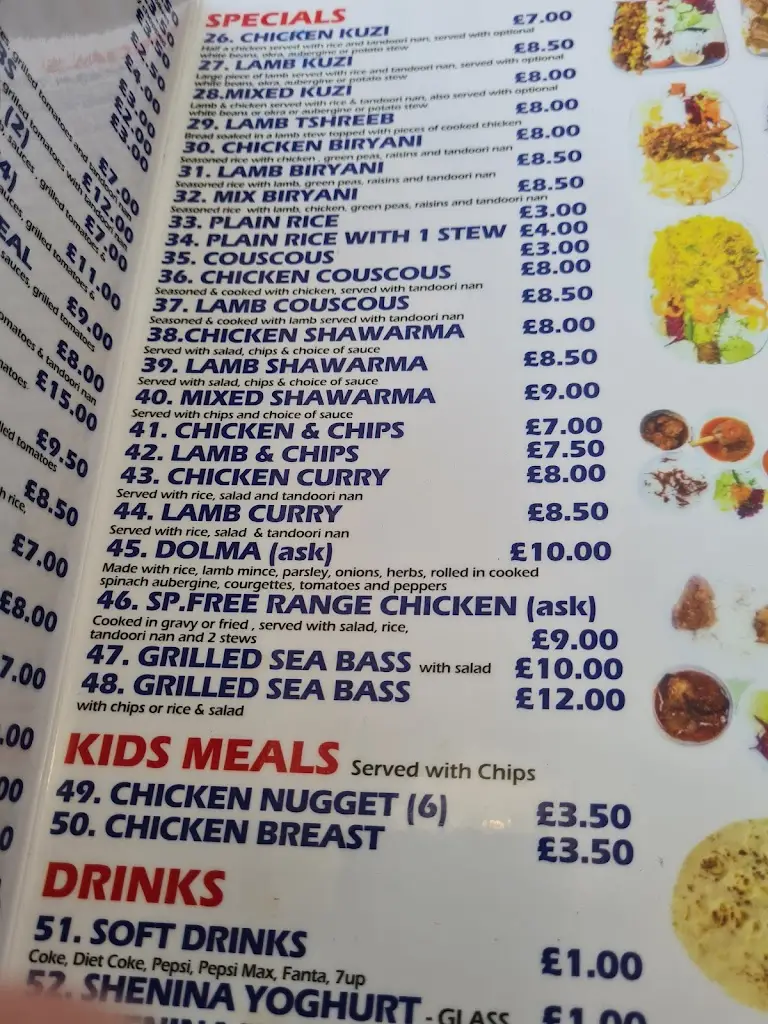 Menu_Zaitoon Restaurant_Burngreave_immagine_2