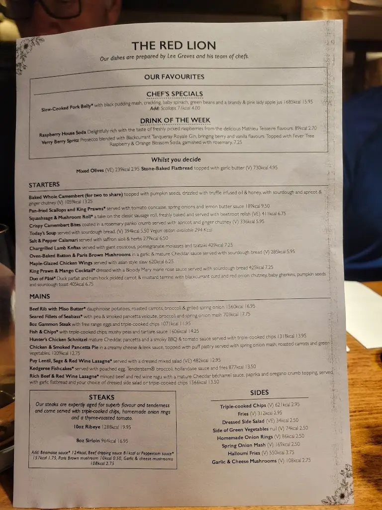 Menu_The Red Lion_Alvechurch_image_2