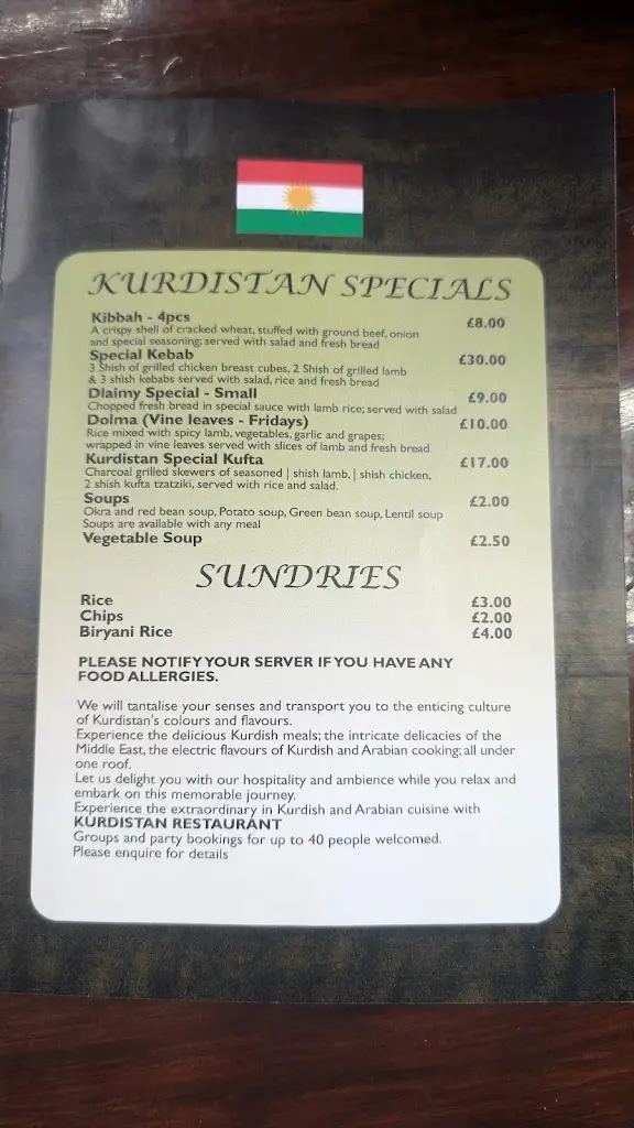 Menu_Kurdistan Restaurant_Burngreave_image_4