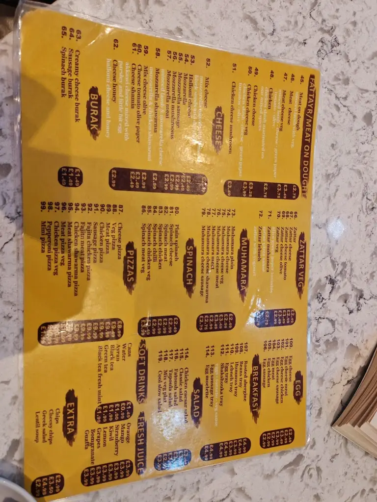 Menu_Damascus grill_Burngreave_image_4